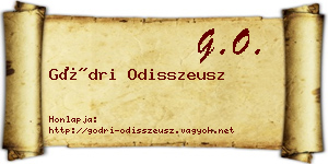 Gödri Odisszeusz névjegykártya